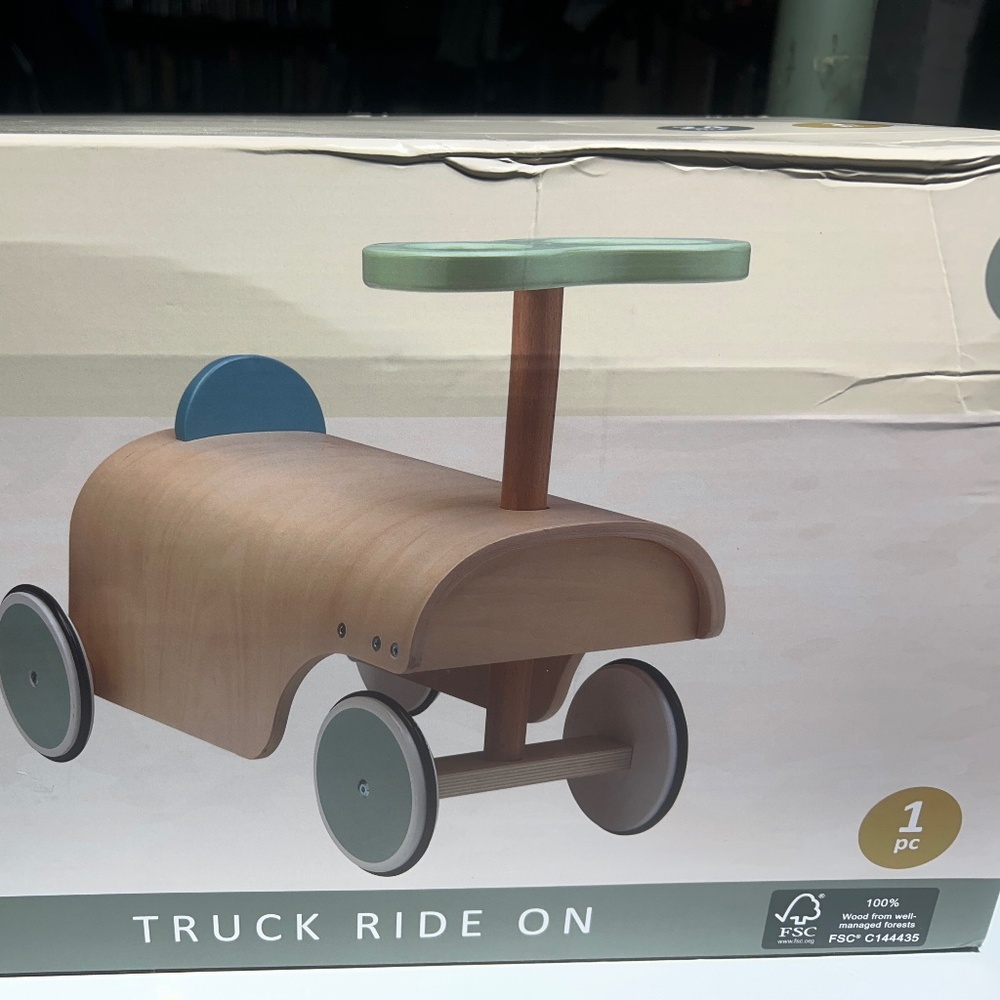 Wooden Ride On Truck